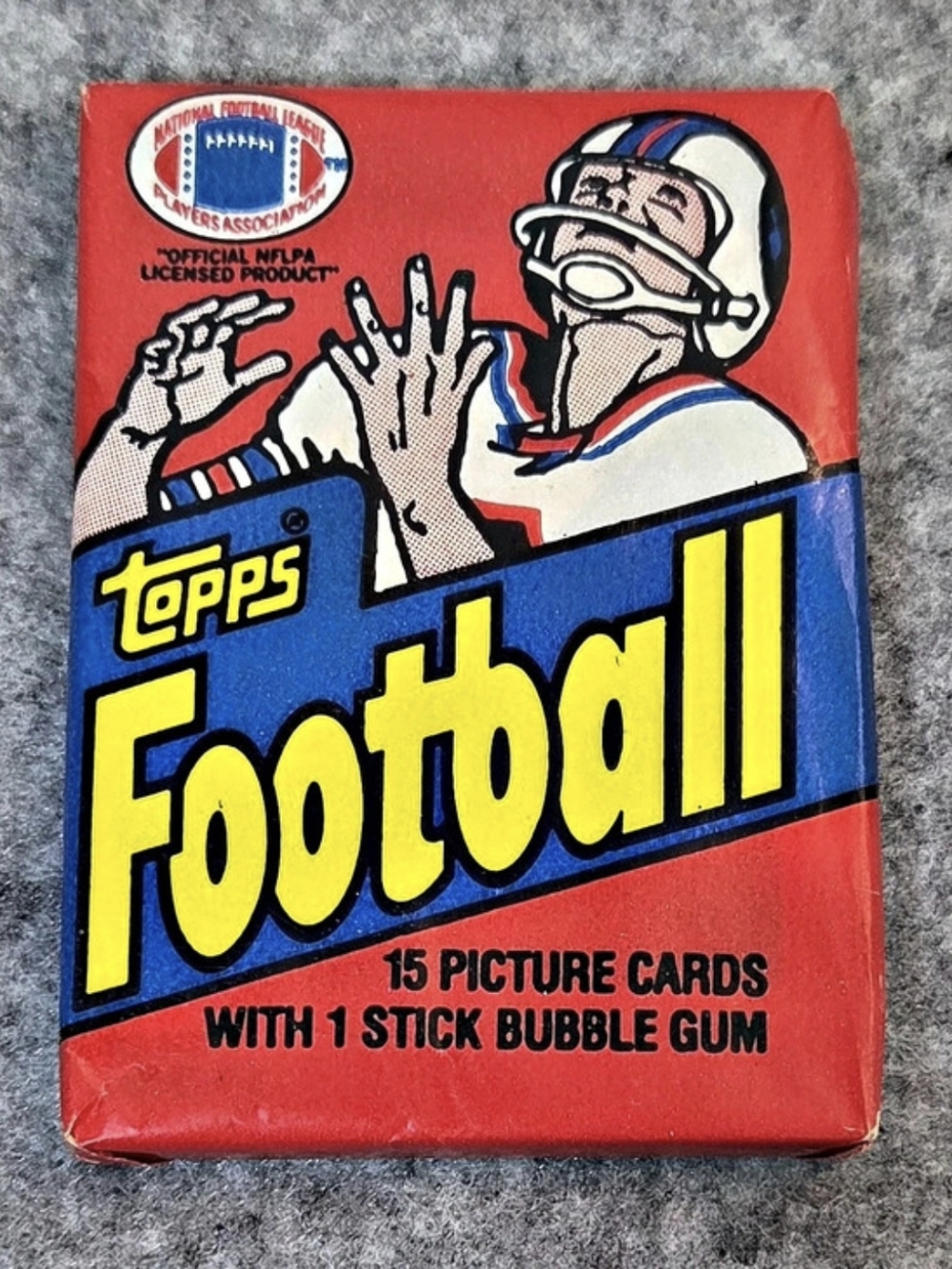 Topps 1982 Football Picture Cards Football Card Pack Vintage